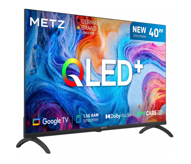 Metz 40MQH7030Z 40" QLED  FHD Google TV  Flicker Free, Light Sens - 1532474 - zdjęcie 3